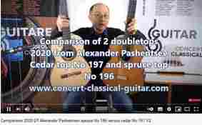 Classical concert guitar