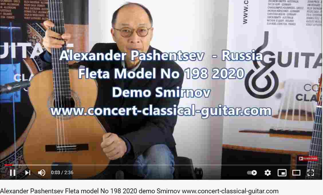 Classical concert guitar