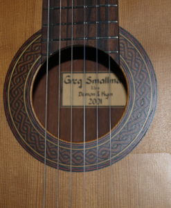 Greg Smallman classical guitar luthier lattice 2001