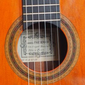 Daniel Friederich classical guitar luthier