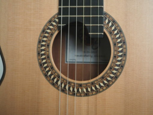 Allan Bull classical lattice guitar