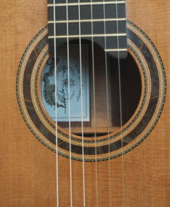 Dake Traghagen classical guitar luthier double-top