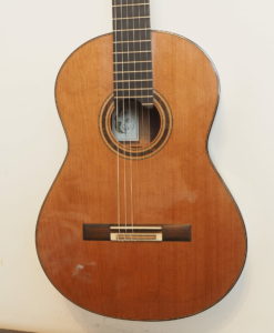 Dake Traghagen classical guitar luthier double-top