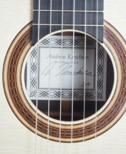 Andreas Krischner classical guitar double-top luthier