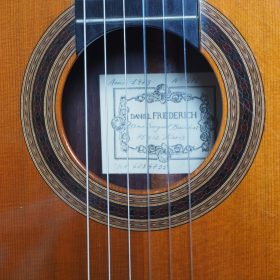 Daniel Friederich classical guitar luthier