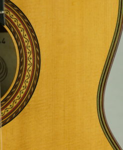 Hermann Hauser luthier classical guitar detail