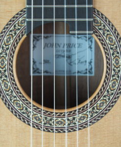 Guitarmaker John Price classical guitar No 382 19PRI382-02