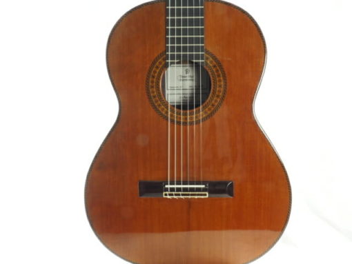 Luthier Dieter Hopf classical guitar Portentosa Evolucion No 5068-06