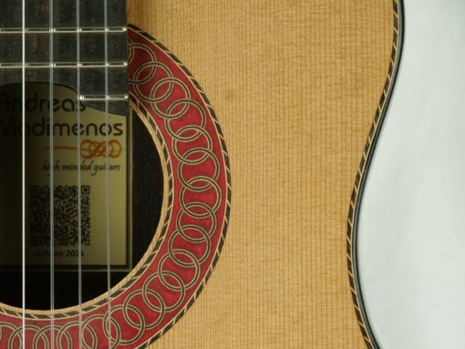 Luthier Classical guitar Andreas Madimenos detail