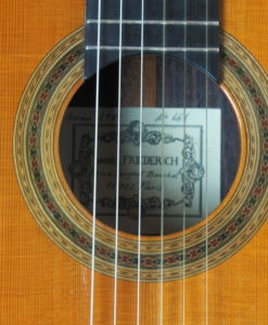 Classical guitar 1989 Luthier Daniel Friederich