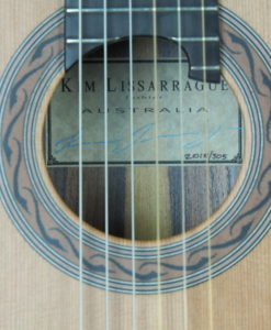 Classical guitar luthier Kim Lissarrague