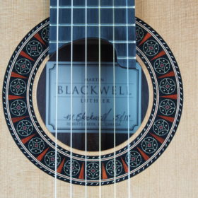 Luthier Martin Blackwell classical guitar