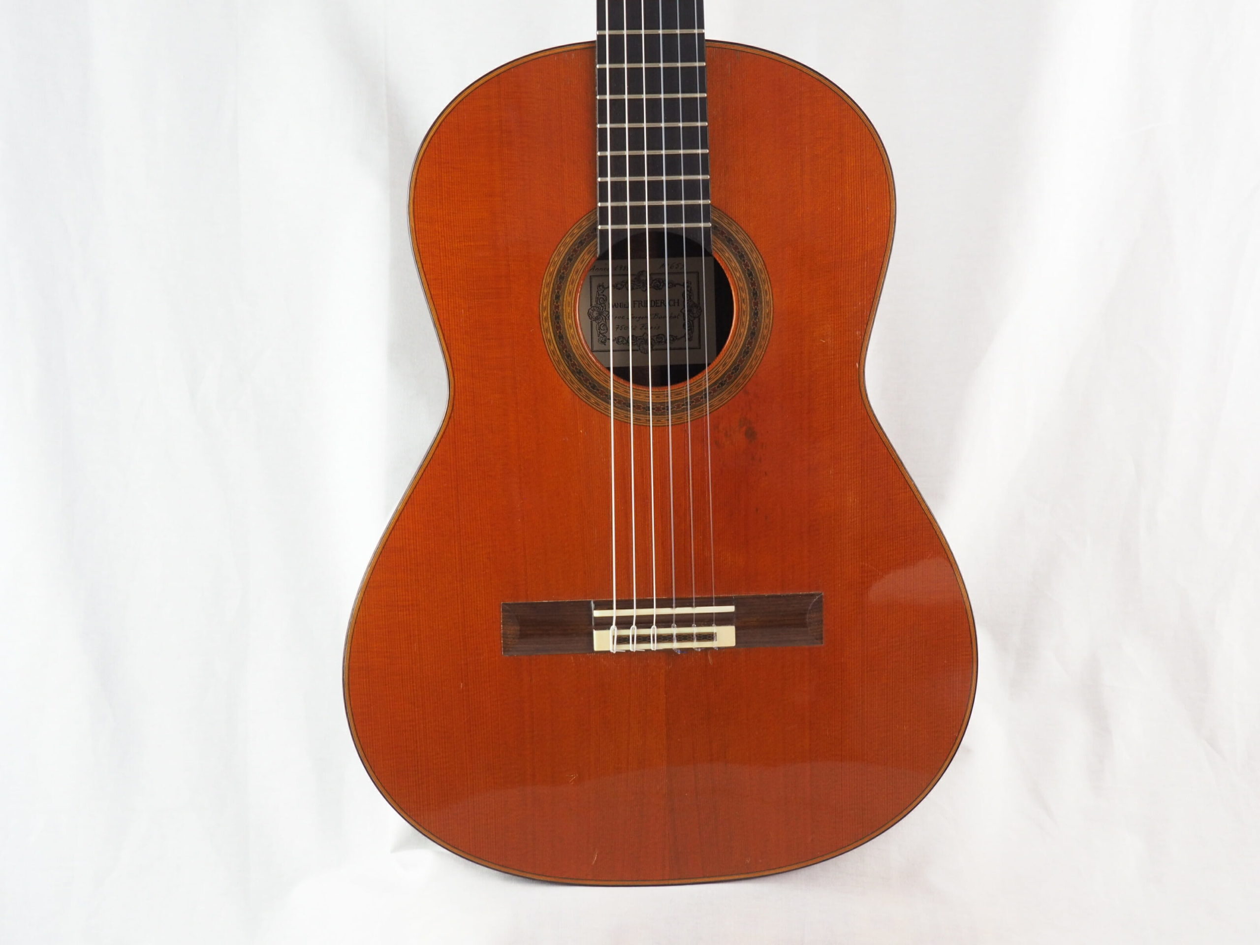 Daniel Friederich luthier classical guitar No 653 1988 19FRI653-07