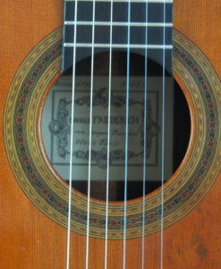 Daniel Friederich luthier classical guitar No 653 1988 19FRI653-04