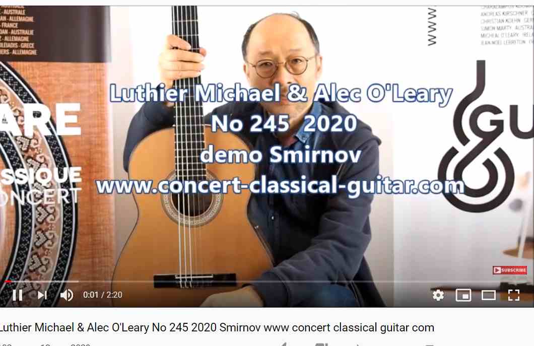 Classical concert guitar