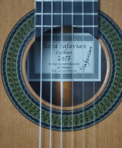 classical guitar du luthier Reza Safavian 17SAF001-01