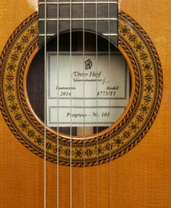 classical guitar Dieter hopf double-top Progresso