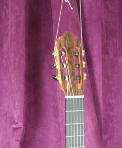 classical guitar luthier John Price cedar table and back and sides in myrtle wood 356 lattice bracing