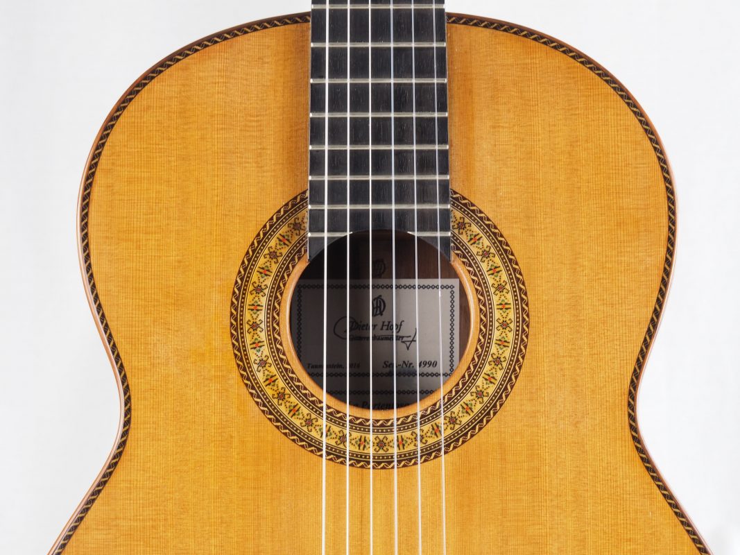 Classical concert guitar