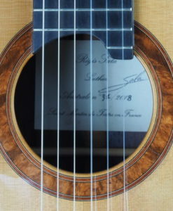 Luthier Regis Sala classical guitar Australe lattice No 2018 37-02