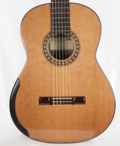 Luthier Kim Lissarrague concert lattice classical guitar