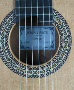 Luthier John Price concert lattice classical guitar