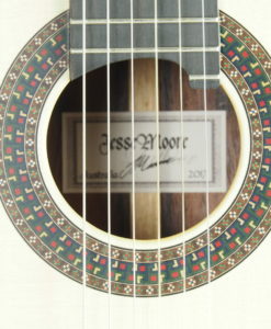 Luthier Jesse Moore 2017 classical guitar spruce