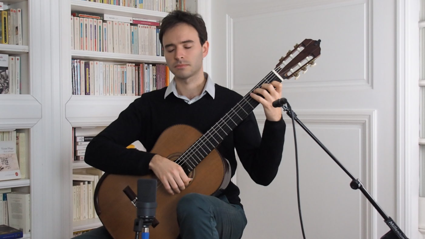 Classical concert guitar