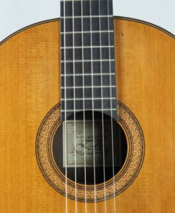 Classical guitar guitarmaker Dominique Delarue