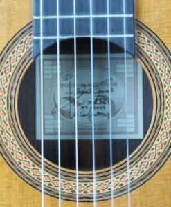 Classical guitar guitarmaker Dominique Delarue