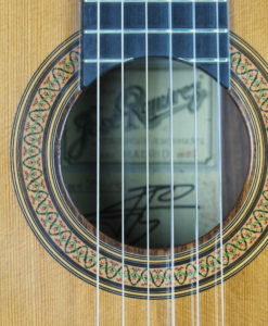 Luthier Jose Ramirez classical guitar