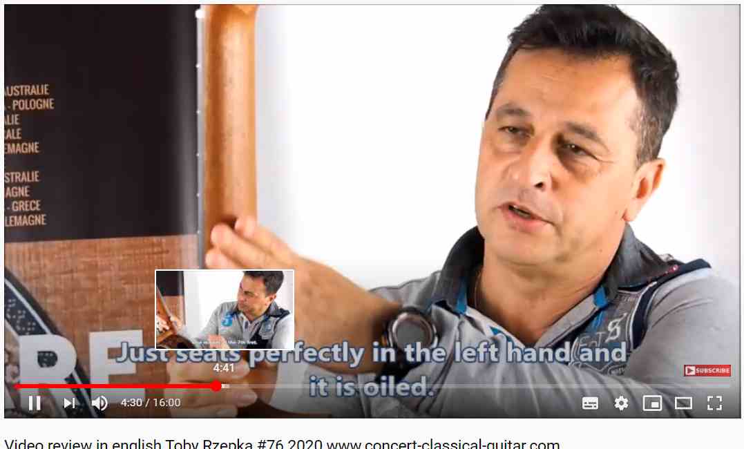 Classical concert guitar