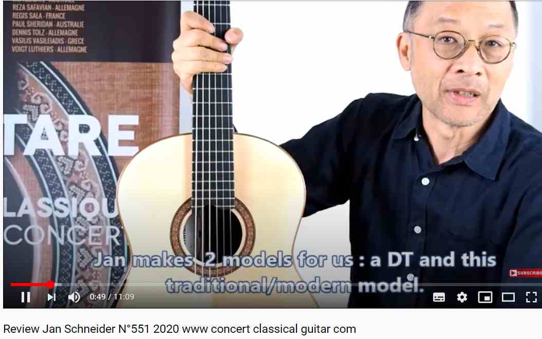 Classical concert guitar