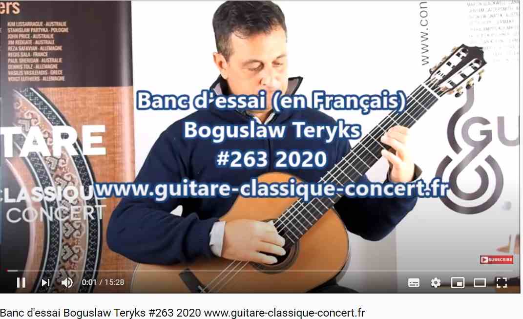 Classical concert guitar
