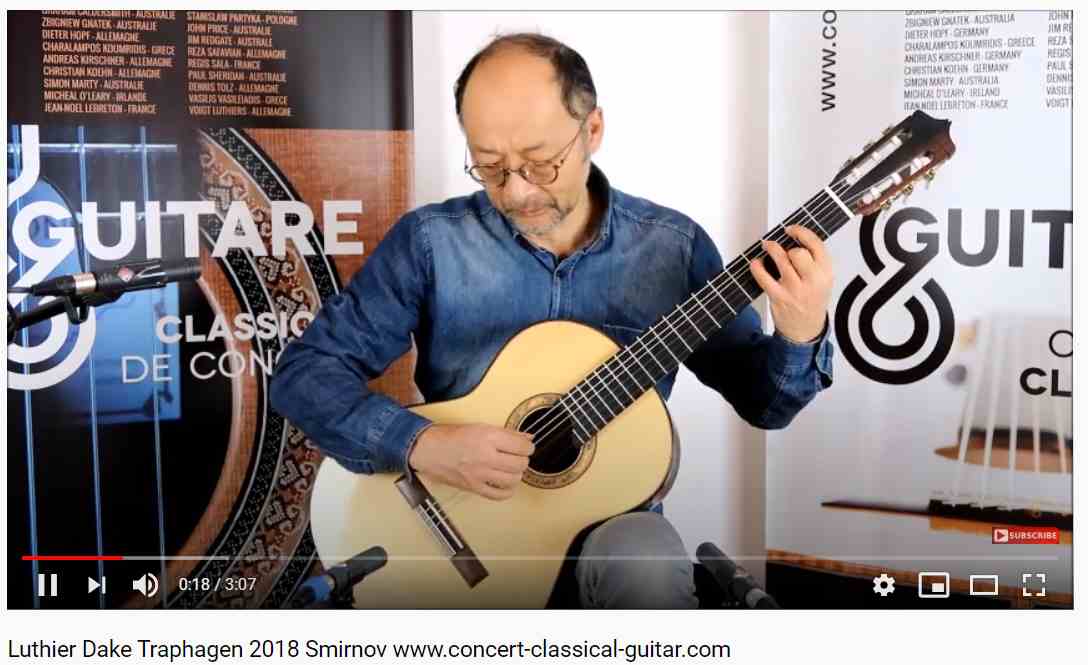 Classical concert guitar