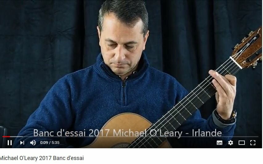 Classical concert guitar