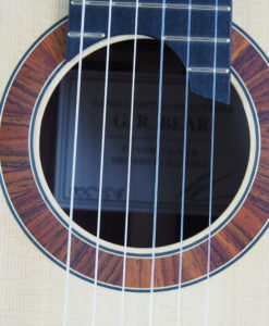 Luthier classical guitar Gypsy Rye Bear lattice 08