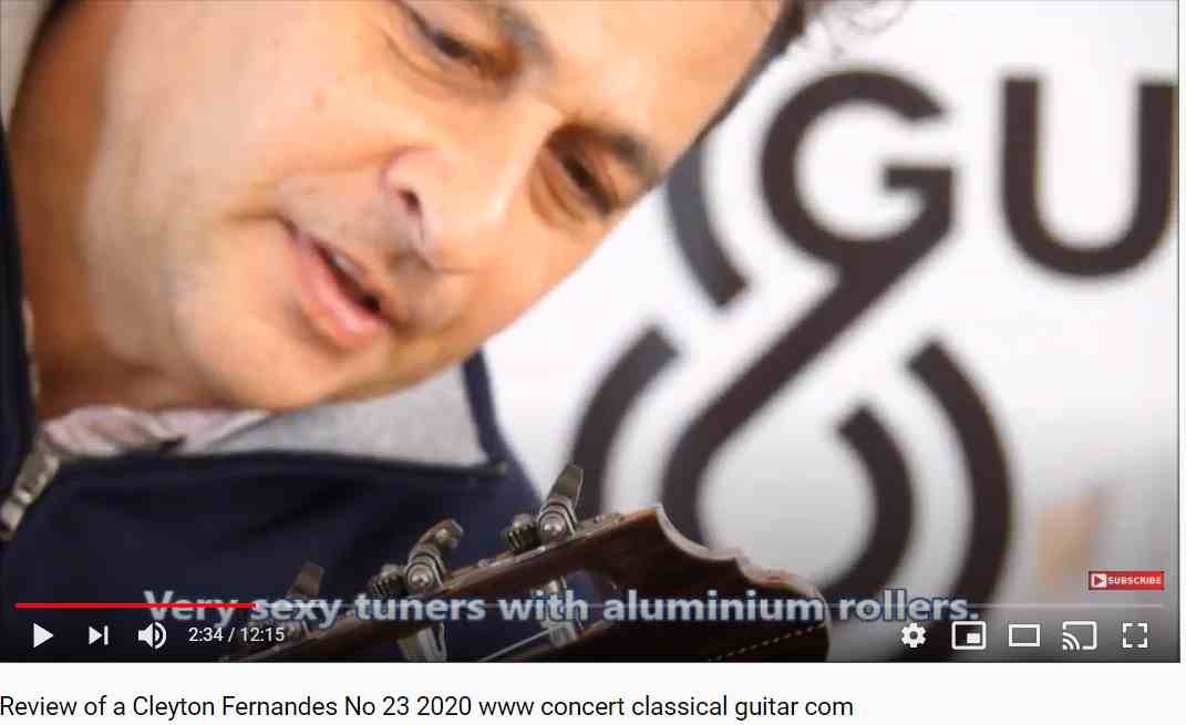 Classical concert guitar