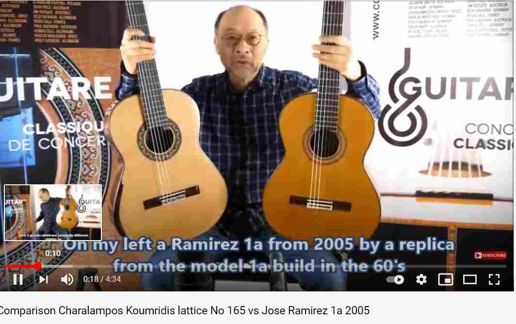 Classical concert guitar