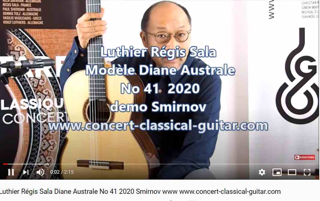 Classical concert guitar