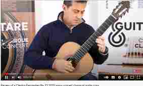 Classical concert guitar