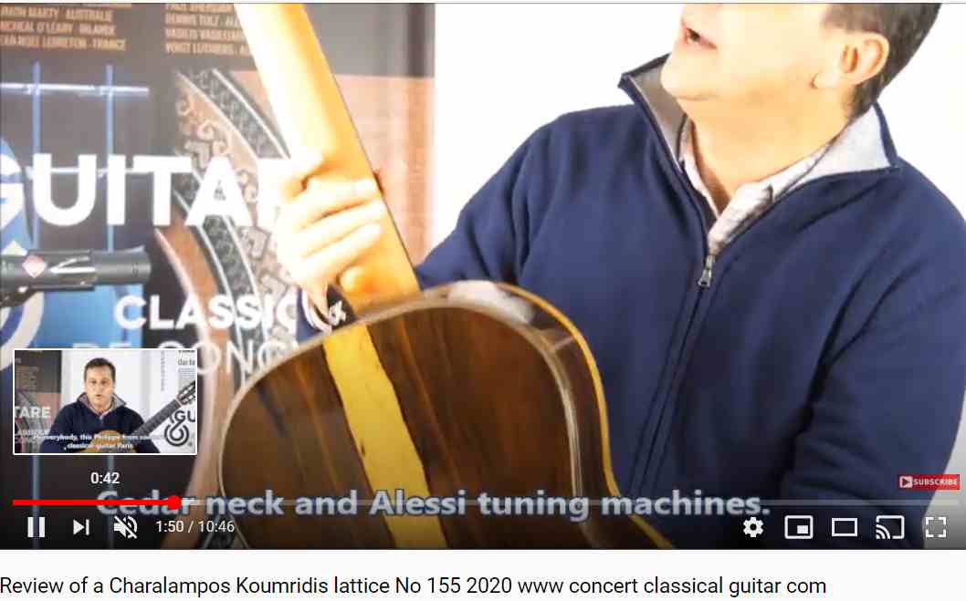 Classical concert guitar