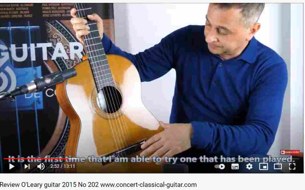 Classical concert guitar
