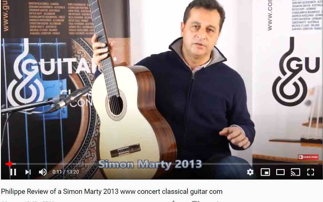 Classical concert guitar