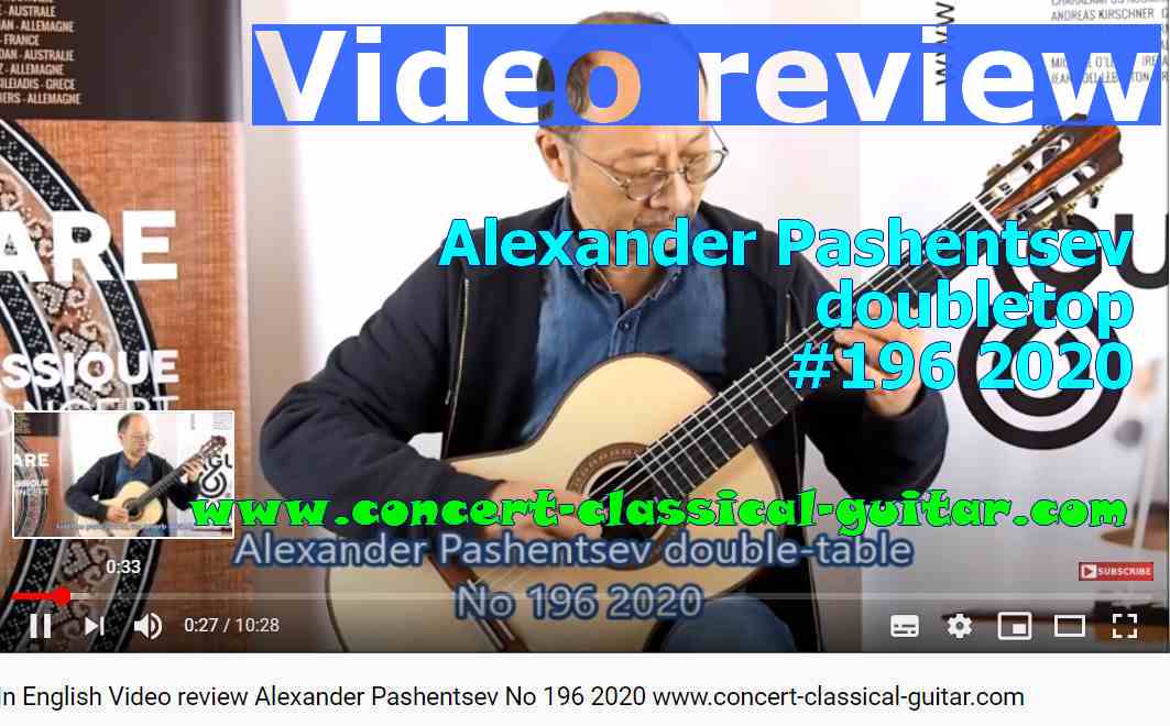 Classical concert guitar