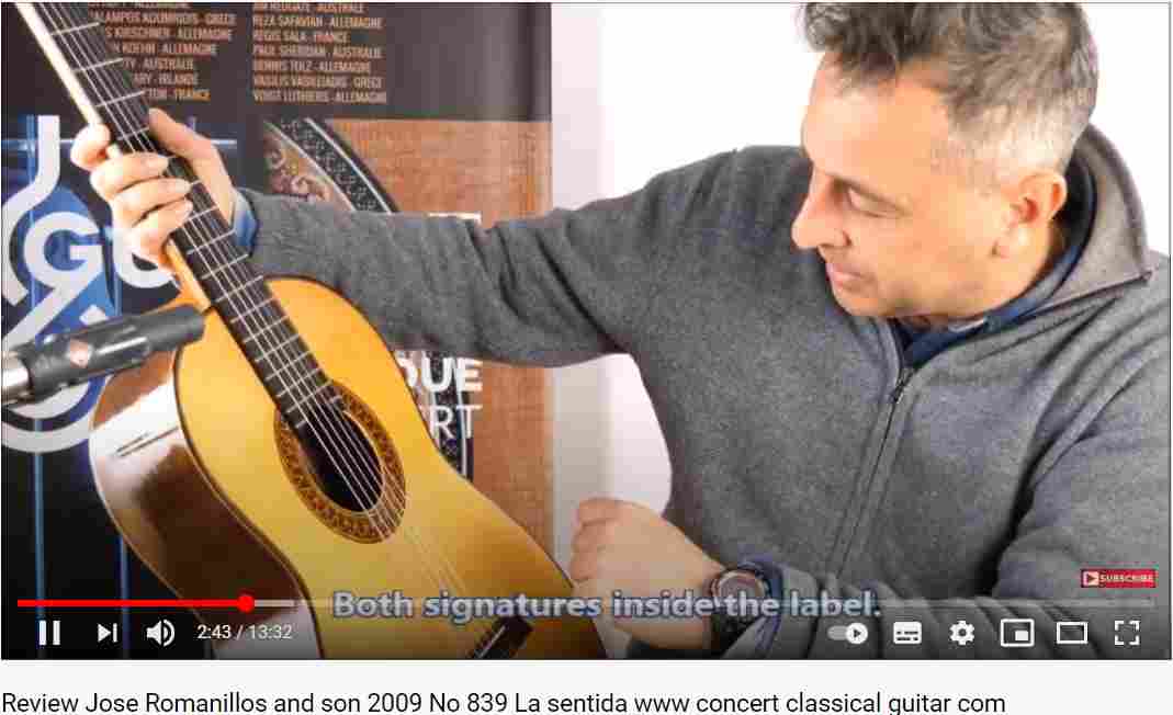 Classical concert guitar