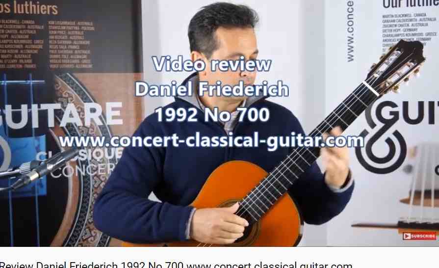 Classical concert guitar
