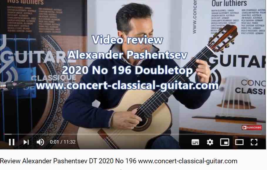 Classical concert guitar