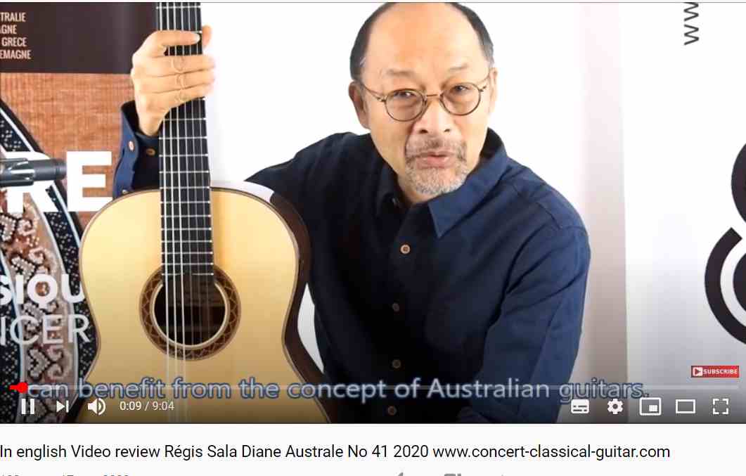 Classical concert guitar
