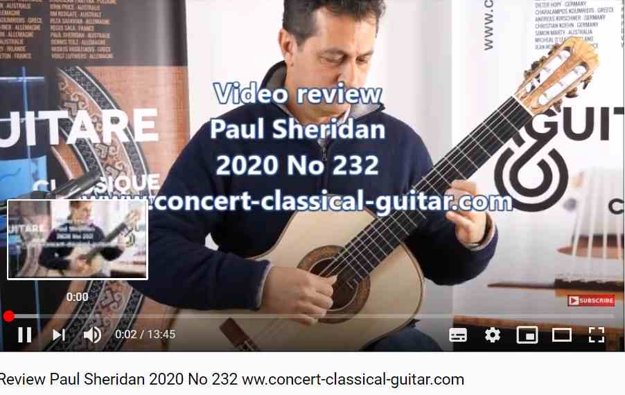 Classical concert guitar